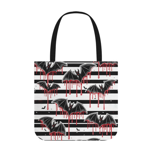 Dripping Bats and Stripes Tote Bag