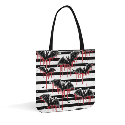 Dripping Bats and Stripes Tote Bag