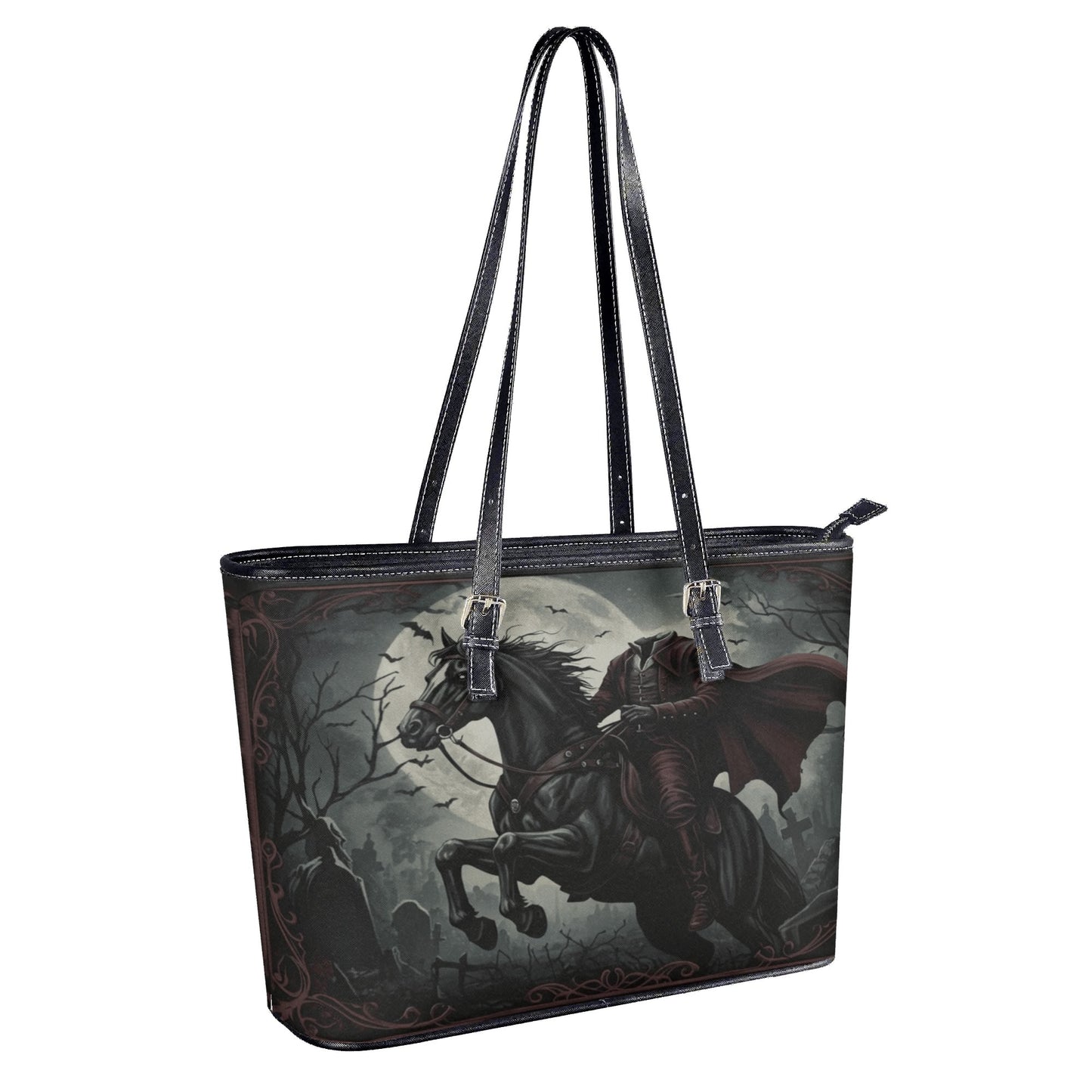 Headless Horseman Leather Tote Bag