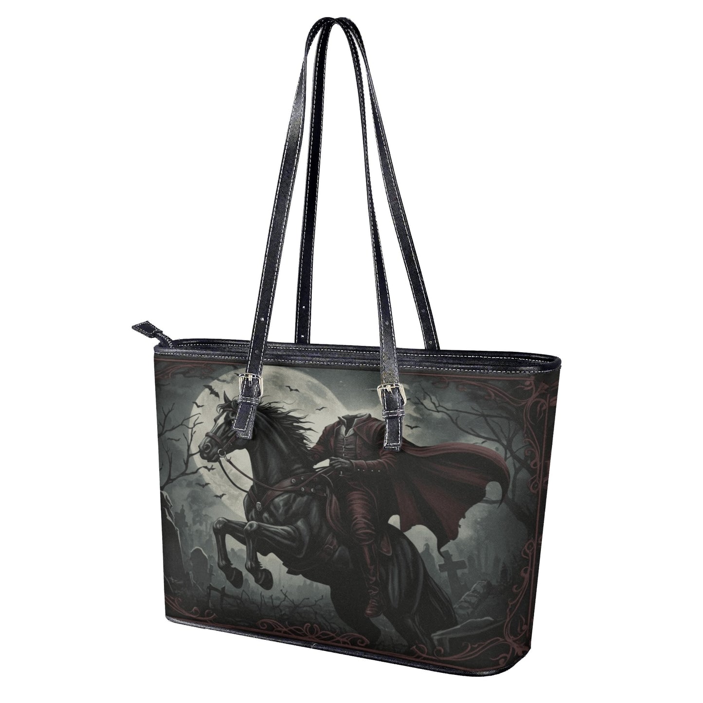 Headless Horseman Leather Tote Bag