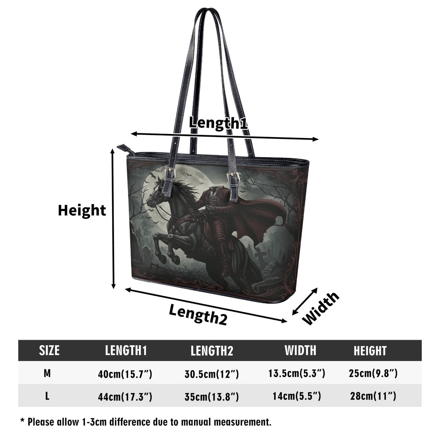 Headless Horseman Leather Tote Bag