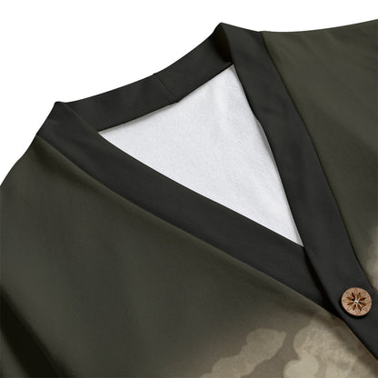 Graveyard V-neck Button Up Cardigan