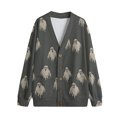 Ghost V-neck Button Up Cardigan