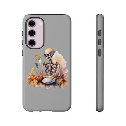 Autumn Skeleton Tough Cases for Samsung iPhone GooglePhone CaseVTZdesignsSamsung Galaxy S23 PlusGlossyAccessoriesautumncoffee