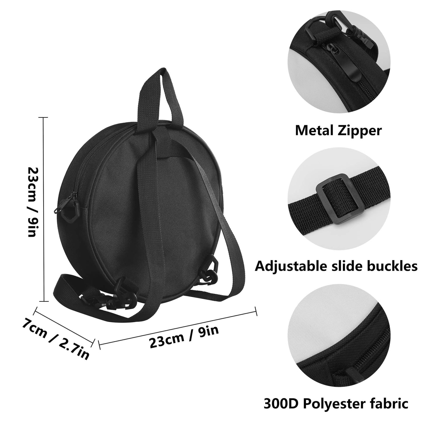 Sleepy Hollow Headless Horseman Round Satchel Bag