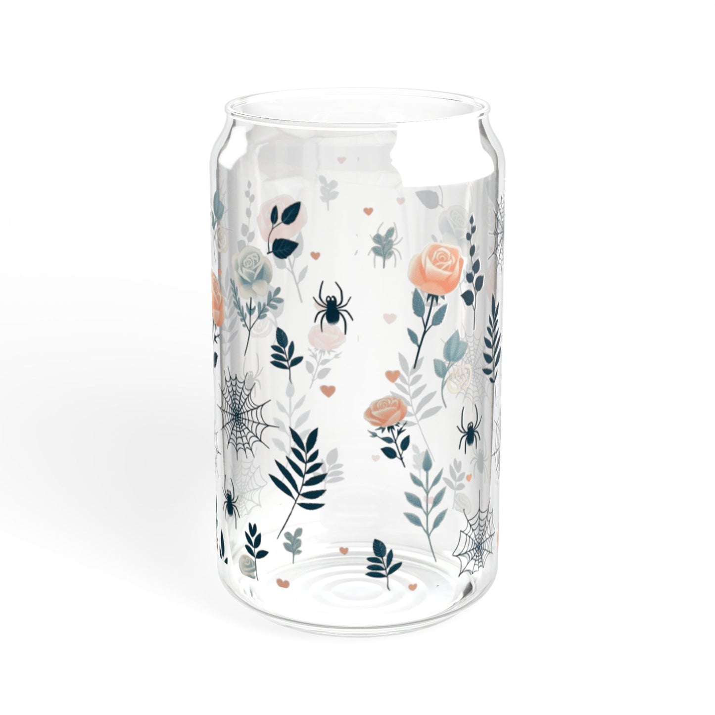 Spiders and Roses Sipper Glass