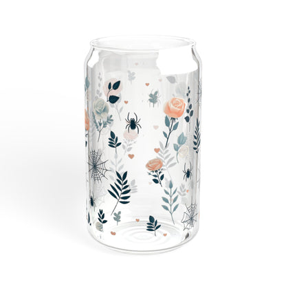 Spiders and Roses Sipper Glass