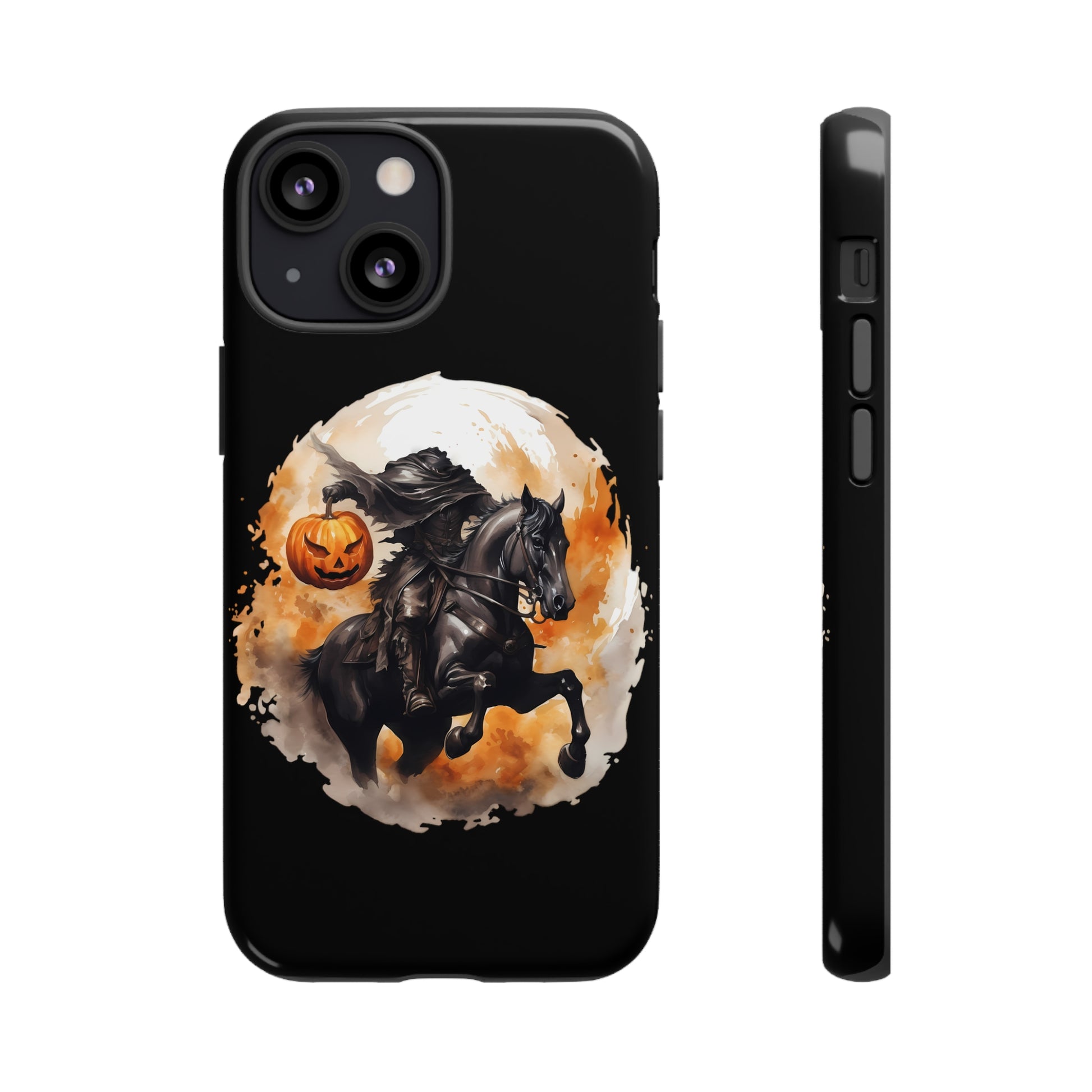 Headless Horseman Pumpkin Head Tough Phone Case for iPhone Samsung GooglePhone CaseVTZdesignsiPhone 13 MiniGlossyAccessoriesfallGlossy