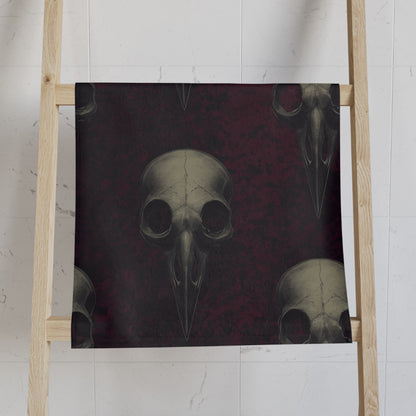 Raven Skulls Hand Towel