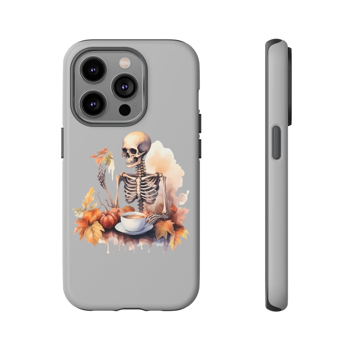 Autumn Skeleton Tough Cases for Samsung iPhone GooglePhone CaseVTZdesignsiPhone 14 ProMatteAccessoriesautumncoffee