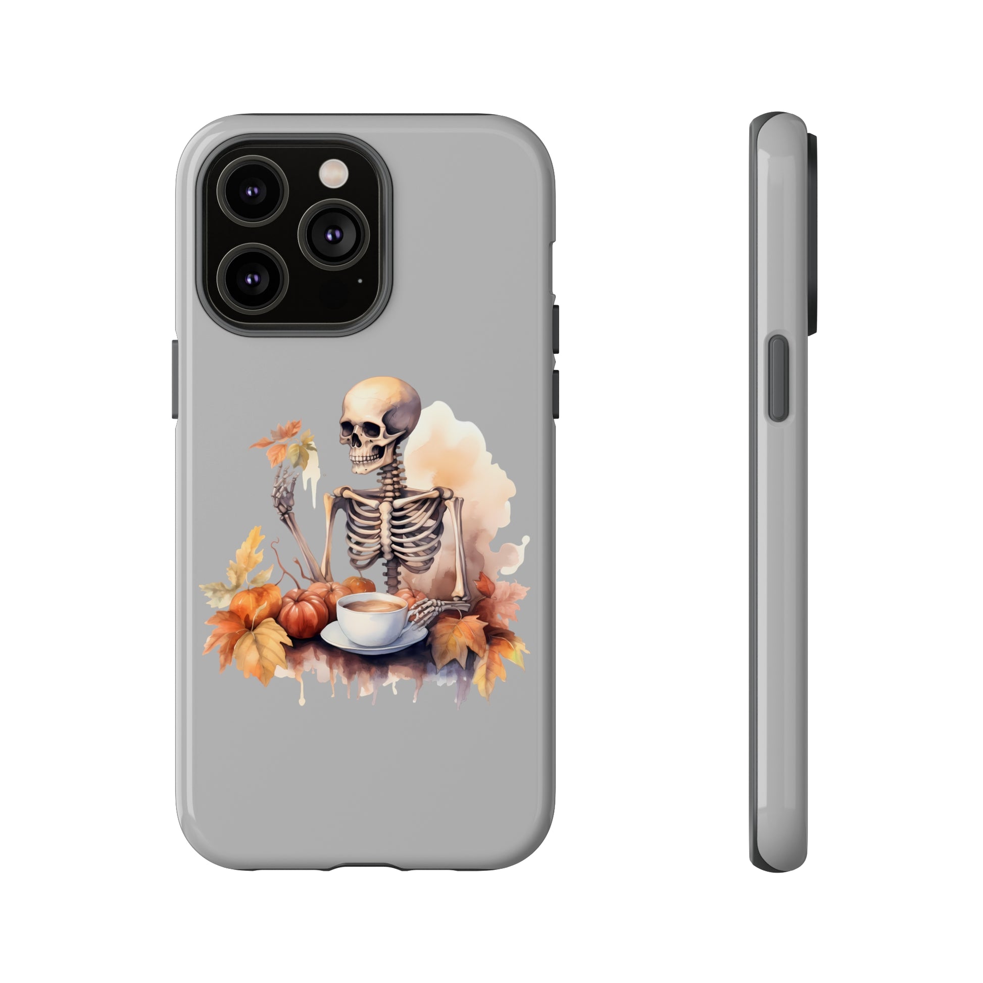 Autumn Skeleton Tough Cases for Samsung iPhone GooglePhone CaseVTZdesignsiPhone 14 Pro MaxGlossyAccessoriesautumncoffee