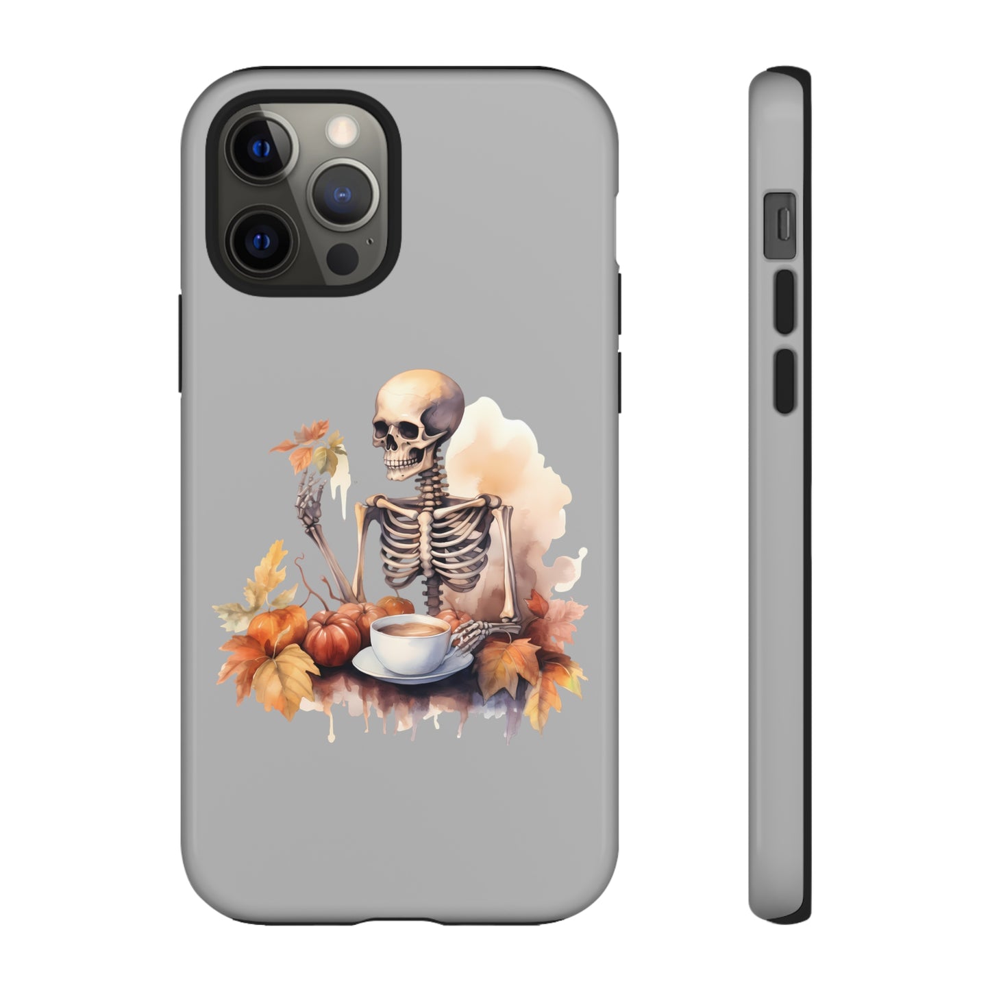 Autumn Skeleton Tough Cases for Samsung iPhone GooglePhone CaseVTZdesignsiPhone 12 ProGlossyAccessoriesautumncoffee