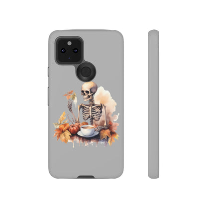 Autumn Skeleton Tough Cases for Samsung iPhone GooglePhone CaseVTZdesignsGoogle Pixel 5 5GMatteAccessoriesautumncoffee