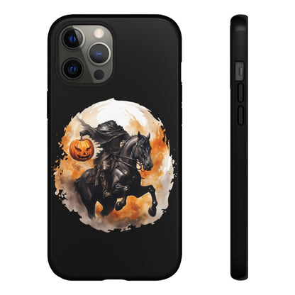 Headless Horseman Pumpkin Head Tough Phone Case for iPhone Samsung GooglePhone CaseVTZdesignsiPhone 12 Pro MaxGlossyAccessoriesfallGlossy