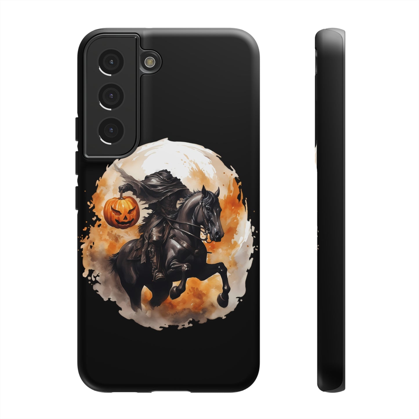 Headless Horseman Pumpkin Head Tough Phone Case for iPhone Samsung GooglePhone CaseVTZdesignsSamsung Galaxy S22MatteAccessoriesfallGlossy