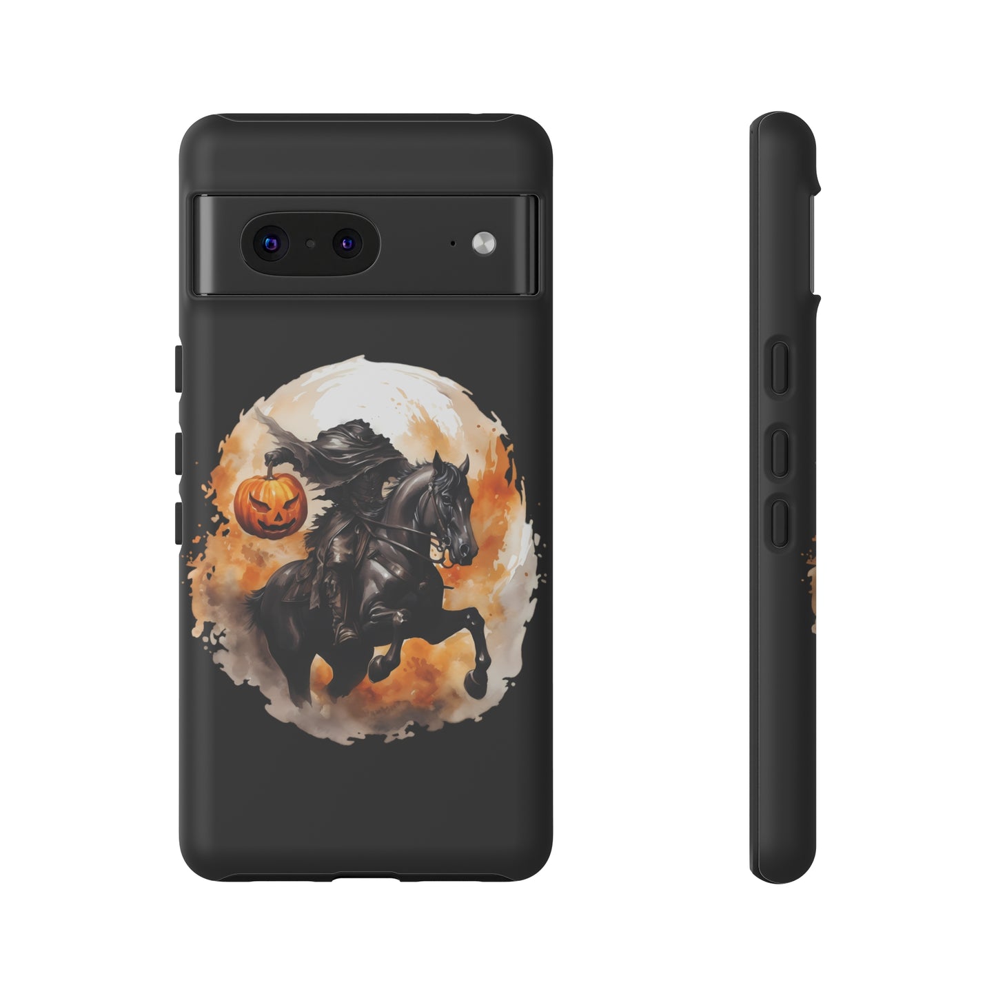 Headless Horseman Pumpkin Head Tough Phone Case for iPhone Samsung GooglePhone CaseVTZdesignsGoogle Pixel 7MatteAccessoriesfallGlossy