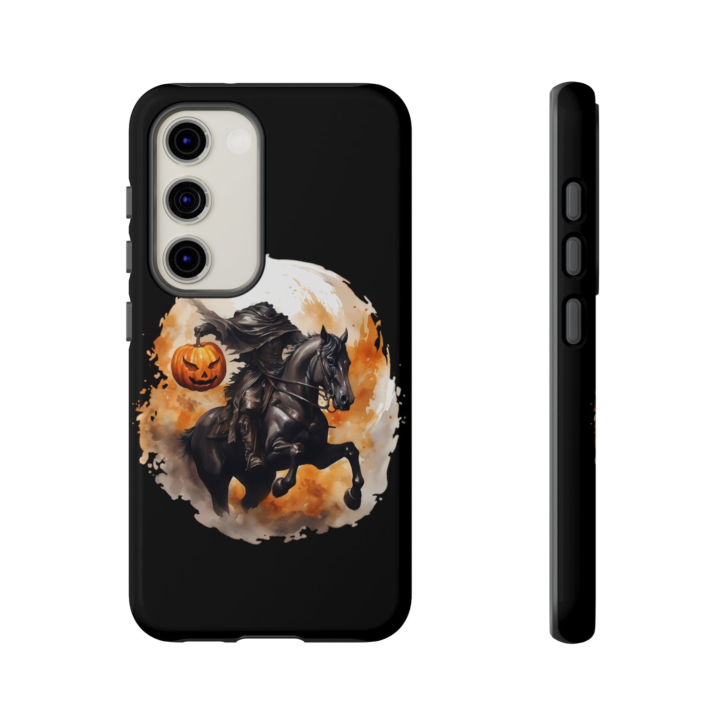 Headless Horseman Pumpkin Head Tough Phone Case for iPhone Samsung GooglePhone CaseVTZdesignsSamsung Galaxy S23GlossyAccessoriesfallGlossy