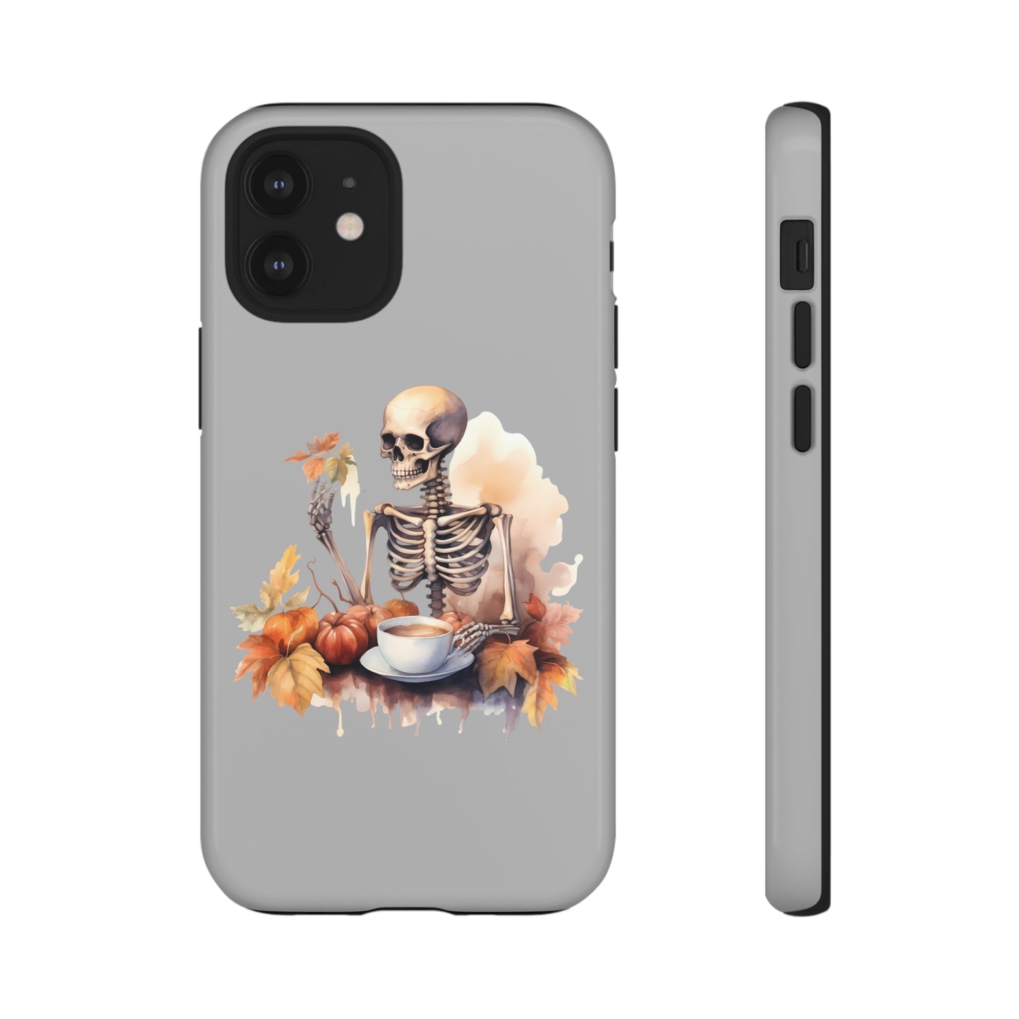 Autumn Skeleton Tough Cases for Samsung iPhone GooglePhone CaseVTZdesignsiPhone 12 MiniGlossyAccessoriesautumncoffee