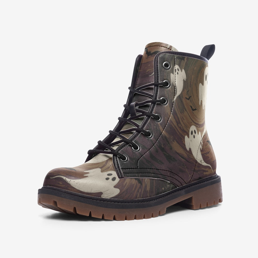 Ghosts and Bats Combat Boots