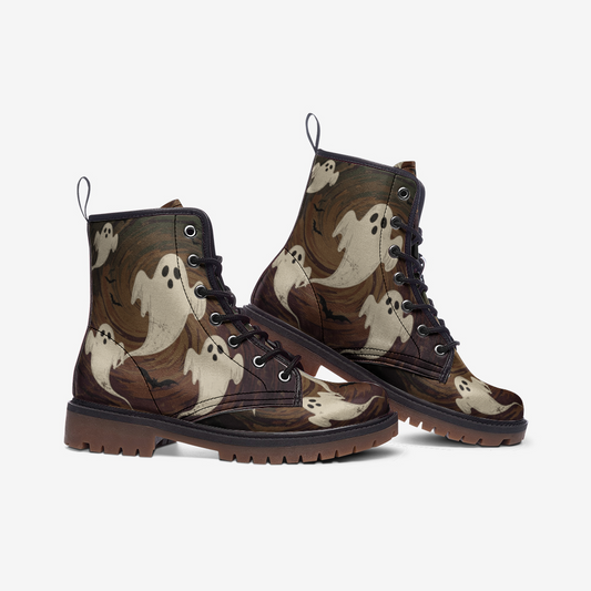 Ghosts and Bats Combat Boots
