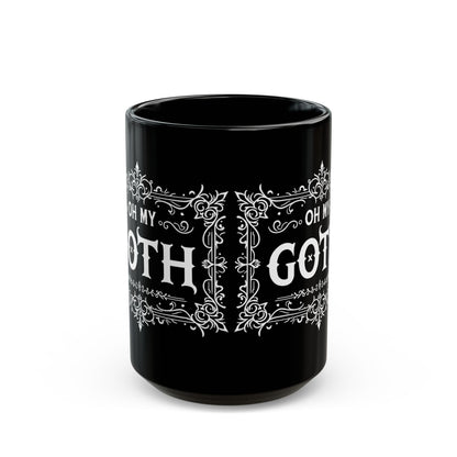 Oh My Goth Black Mug