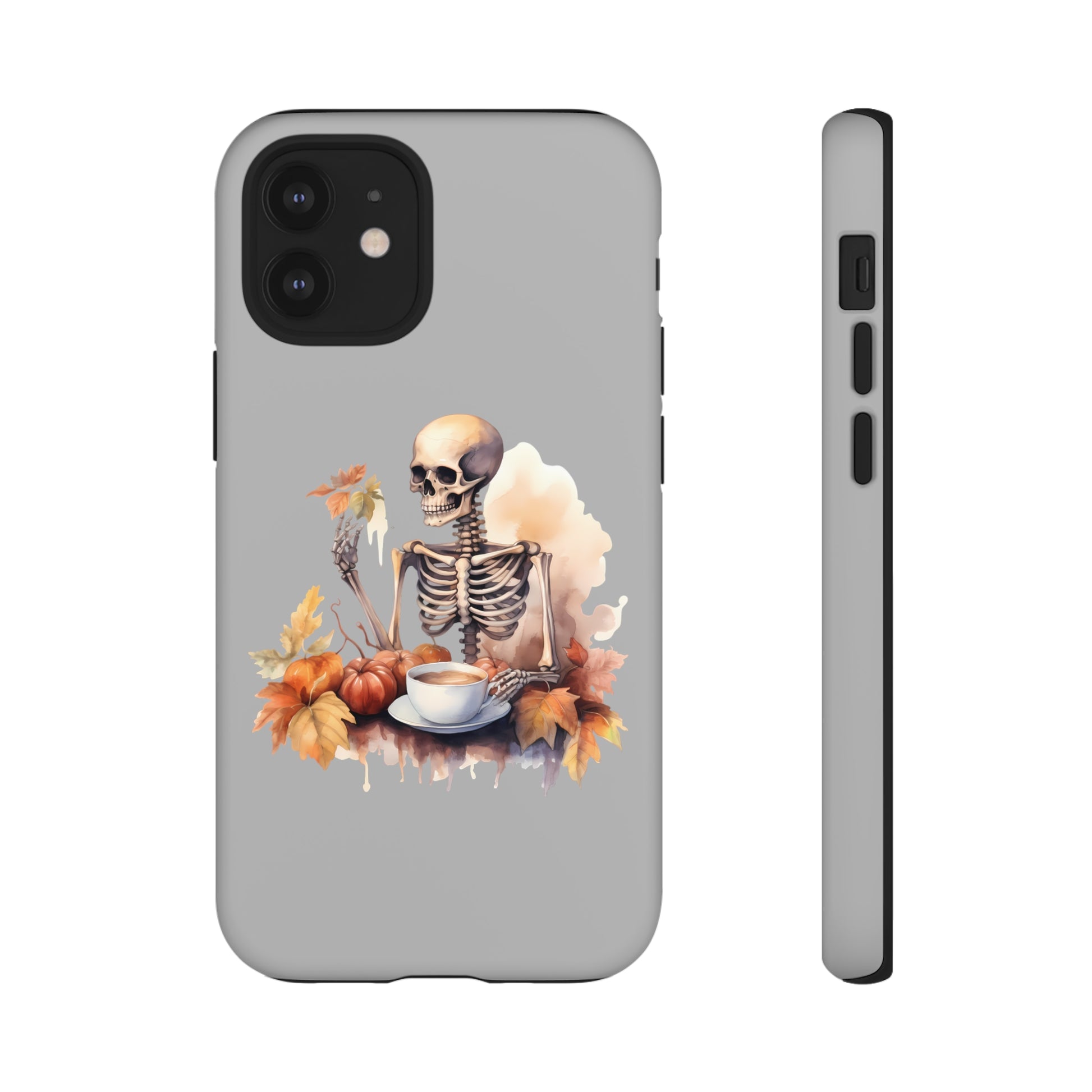 Autumn Skeleton Tough Cases for Samsung iPhone GooglePhone CaseVTZdesignsiPhone 12 MiniMatteAccessoriesautumncoffee