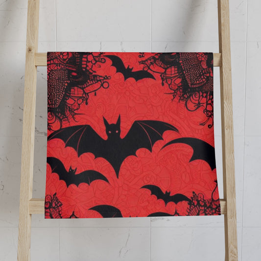 Bats and Lace Hand Towel