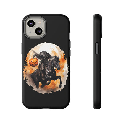 Headless Horseman Pumpkin Head Tough Phone Case for iPhone Samsung GooglePhone CaseVTZdesignsiPhone 14MatteAccessoriesfallGlossy