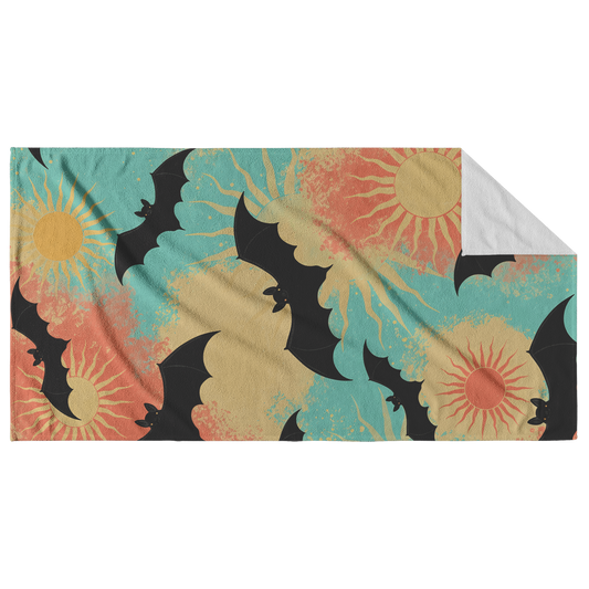 Bats_and_Summer_Suns_Beach_Towel_Main_Fold_Horizontal_Mockup.png