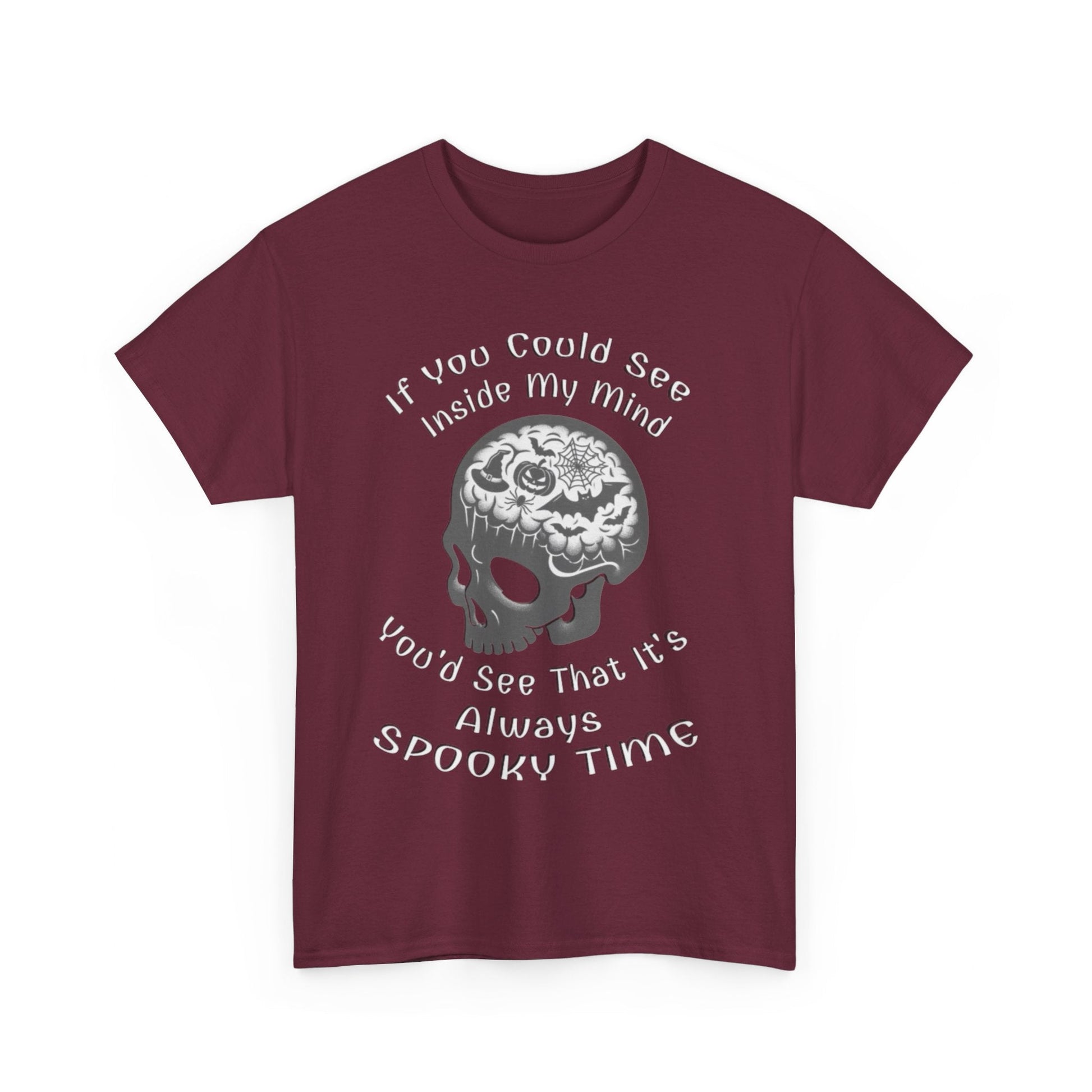 Always Spooky Time Tee ShirtT - ShirtVTZdesignsMaroonSalwaysalways spookyCrew neck