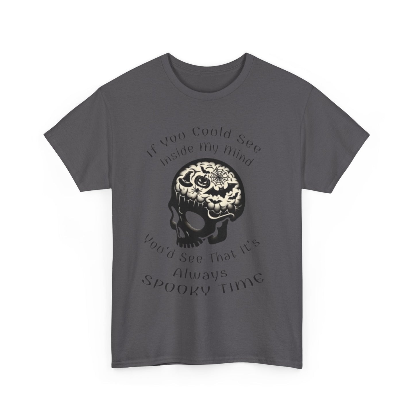 Always Spooky Time Tee ShirtT - ShirtVTZdesignsCharcoalSalwaysalways spookyCrew neck