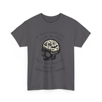 Always Spooky Time Tee ShirtT - ShirtVTZdesignsCharcoalSalwaysalways spookyCrew neck