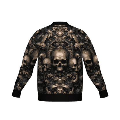 Baroque Skulls Button Down Knit CardiganSweatshirtVTZdesignsXSbaroquecardiganclothes