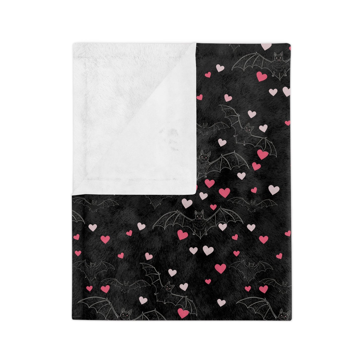 Bats and Hearts Throw BlanketHome DecorVTZdesigns40" × 30"batbatsBed