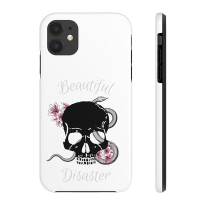 Beautiful Disaster Skull Rose Snake Tough Phone Cases iPhone 7, 8, X, 11, 12, 13, 14 & morePhone CaseVTZdesignsiPhone 11AccessoriesGlossyiPhone Cases