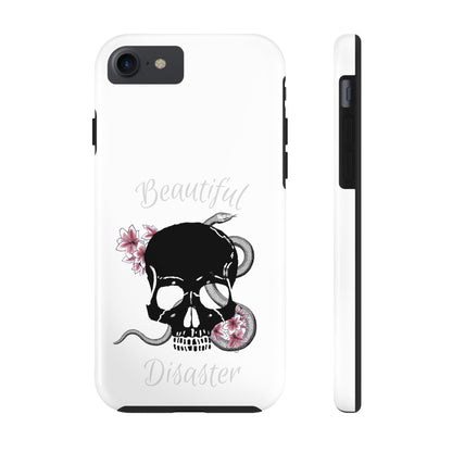 Beautiful Disaster Skull Rose Snake Tough Phone Cases iPhone 7, 8, X, 11, 12, 13, 14 & morePhone CaseVTZdesignsiPhone 7, iPhone 8, iPhone SEAccessoriesGlossyiPhone Cases