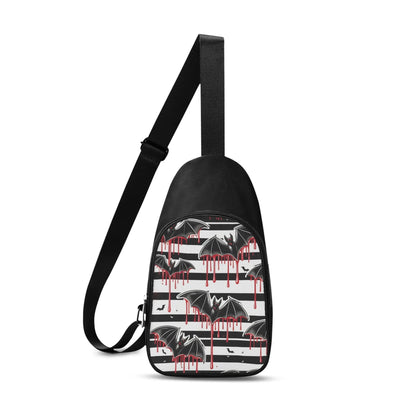 Bloody Bats and Stripes Chest BagVTZdesignsbagbatbats