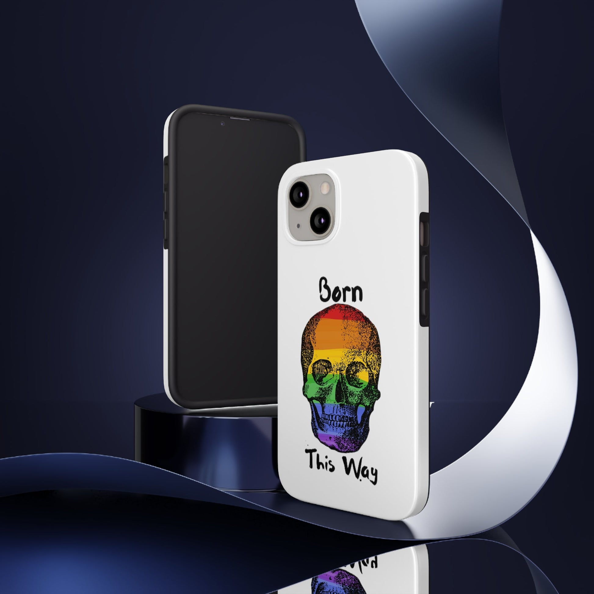 Born This Way Skeleton Pride Tough Phone Cases for iPhone 7, 8, X, 11, 12, 13, 14 and morePhone CaseVTZdesignsiPhone 13AccessoriesGlossyiPhone Cases