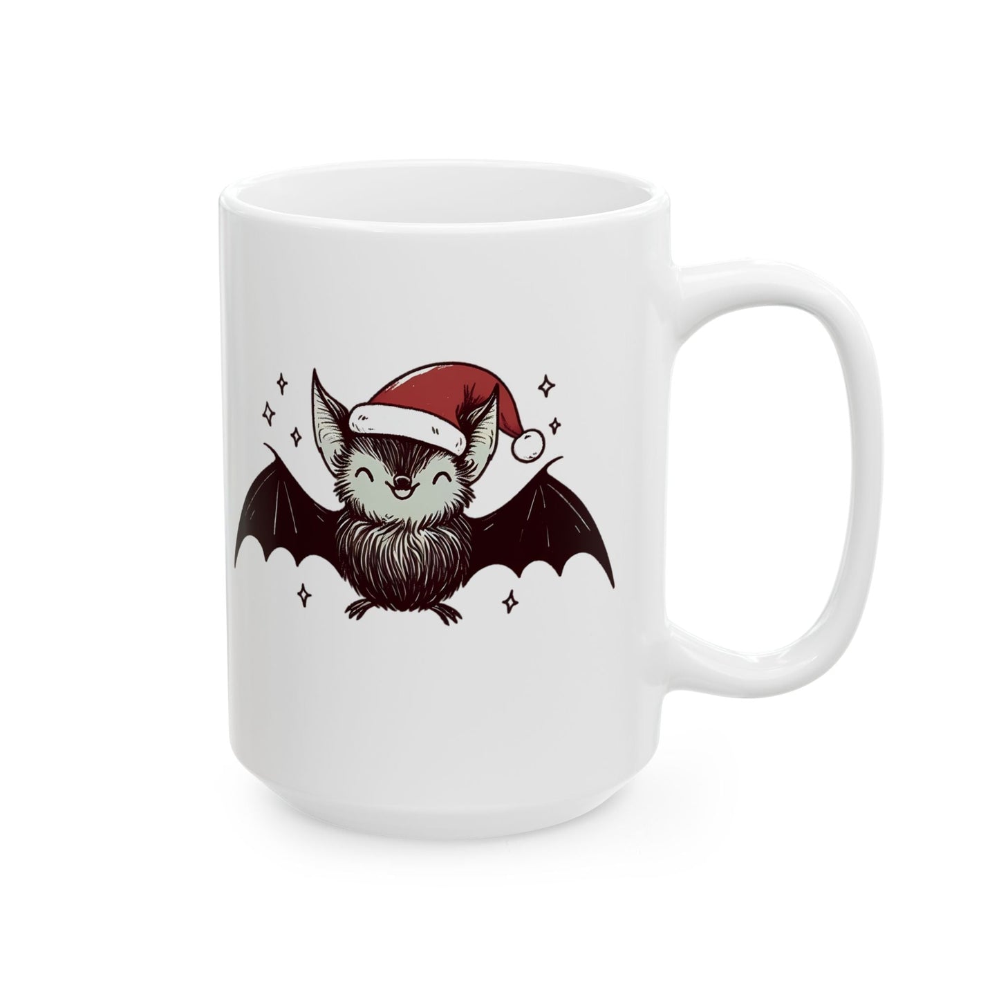 Christmas Bat Coffee MugMugVTZdesigns15oz11oz15 oz15oz