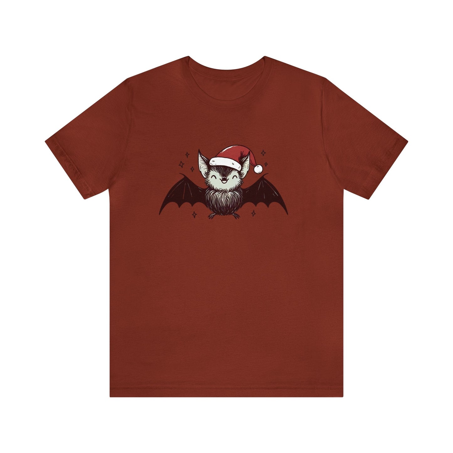 Christmas Bat Short Sleeve Tee ShirtT - ShirtVTZdesignsRustXSbatschristmasclothing