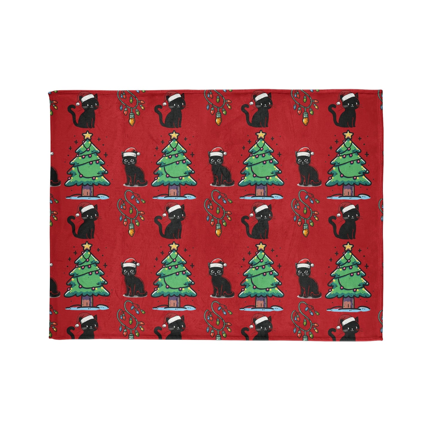 Christmas Cats BlanketHome DecorVTZdesigns50" × 60"BedBeddingBlankets