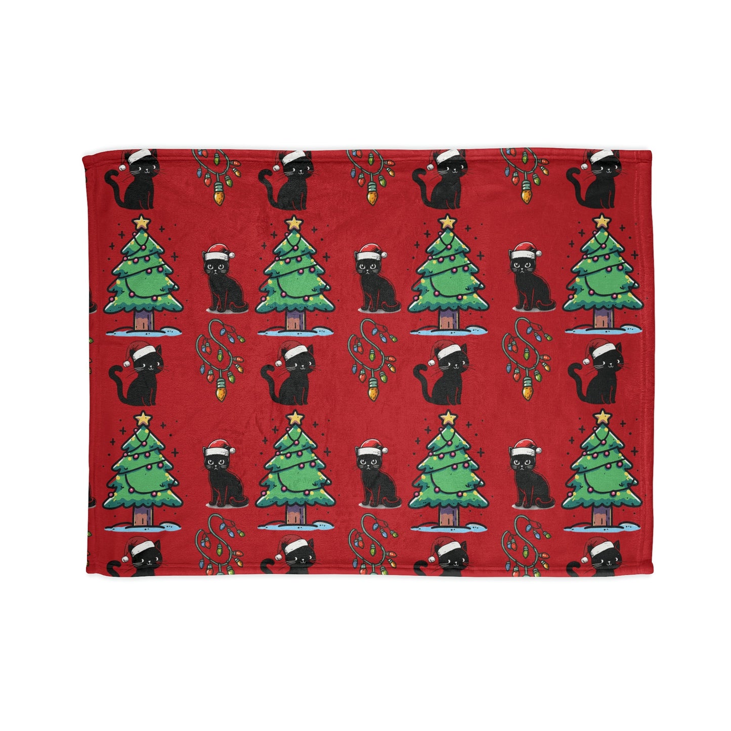 Christmas Cats BlanketHome DecorVTZdesigns50" × 60"BedBeddingBlankets