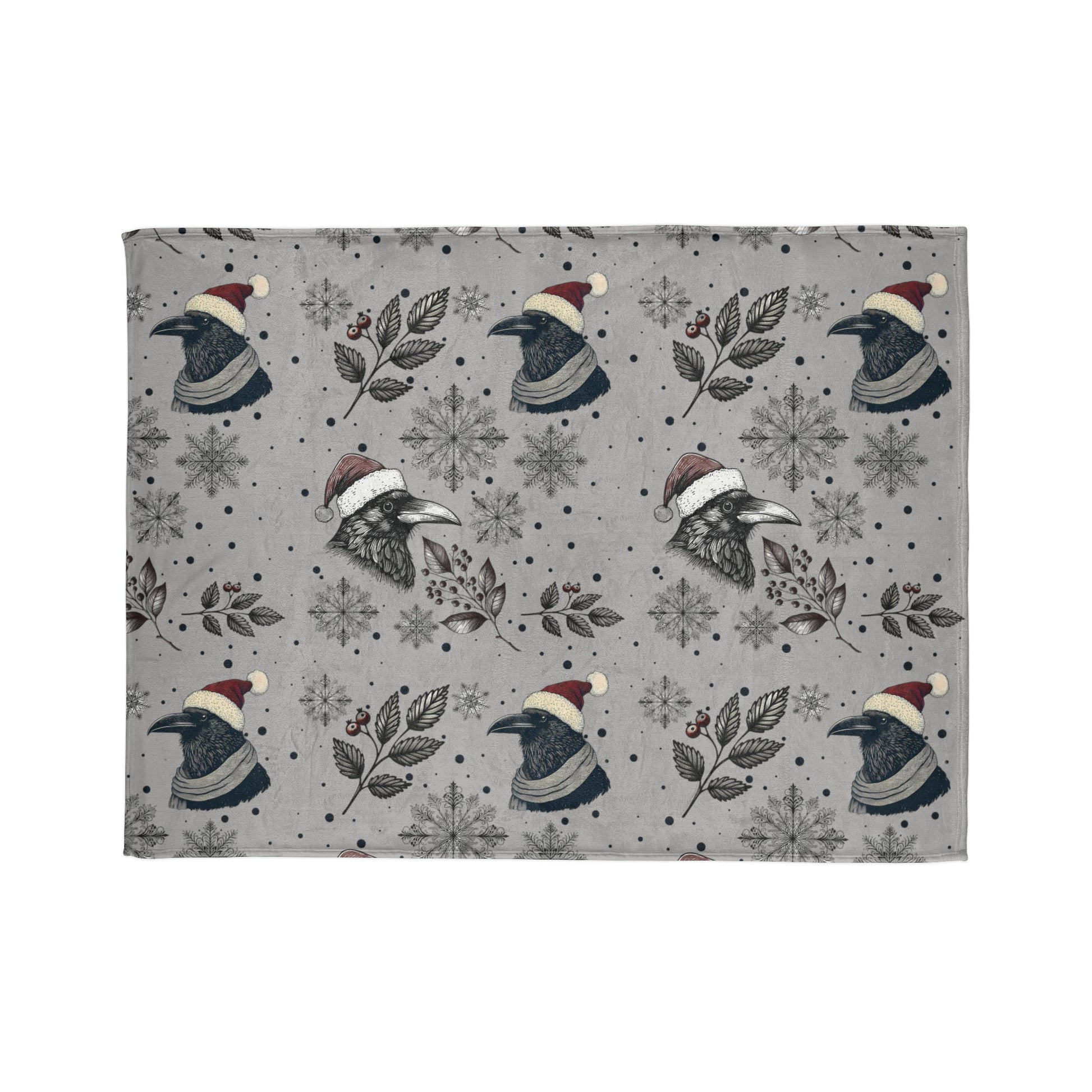 Christmas Ravens BlanketHome DecorVTZdesigns50" × 60"BedBeddingblanket