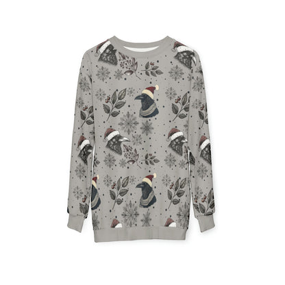 Christmas Ravens Pullover SweatshirtAll Over PrintsVTZdesignsXSAOPAOP ClothingAssembled in the USA