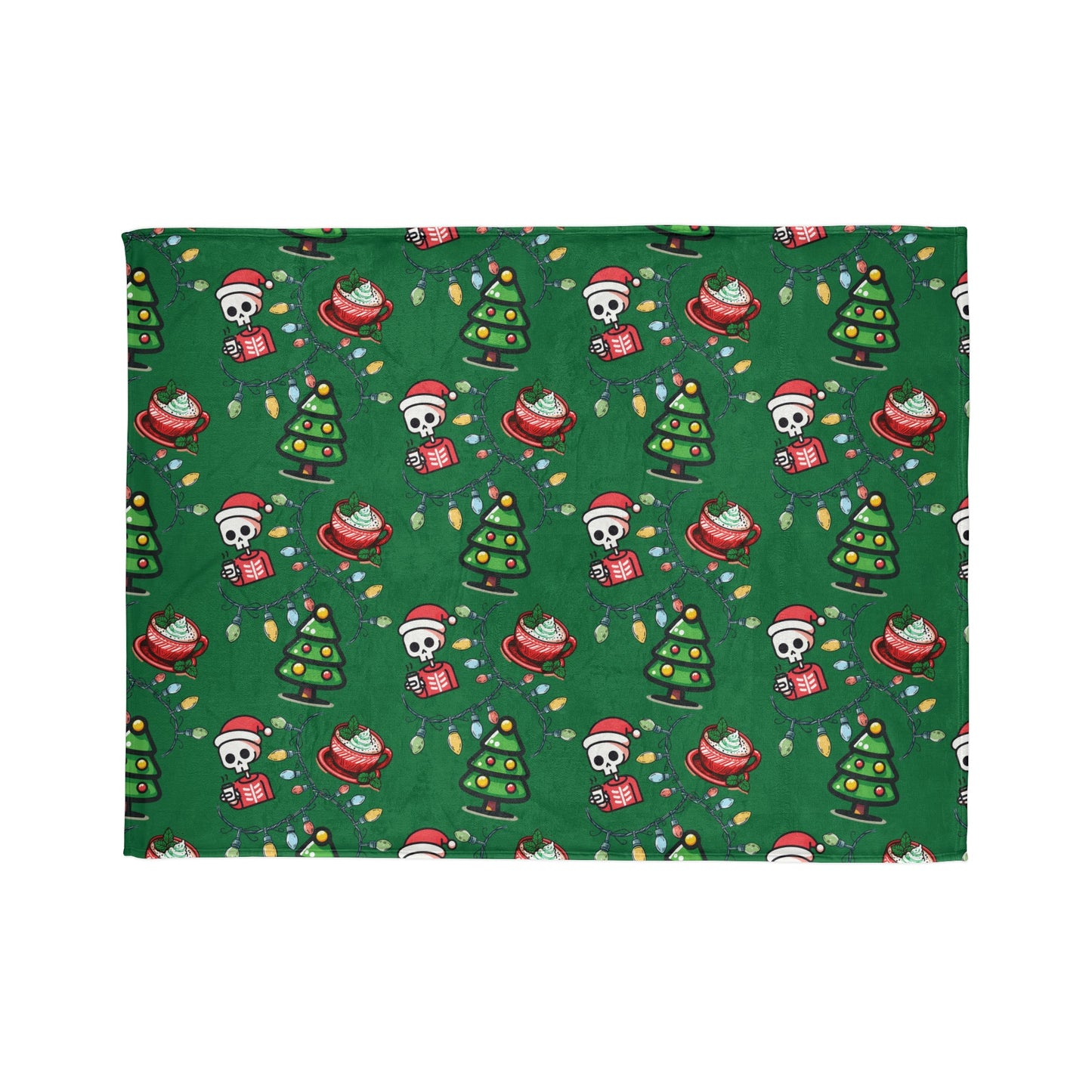 Christmas Skeleton Coffee BlanketHome DecorVTZdesigns50" × 60"BedBeddingBlankets