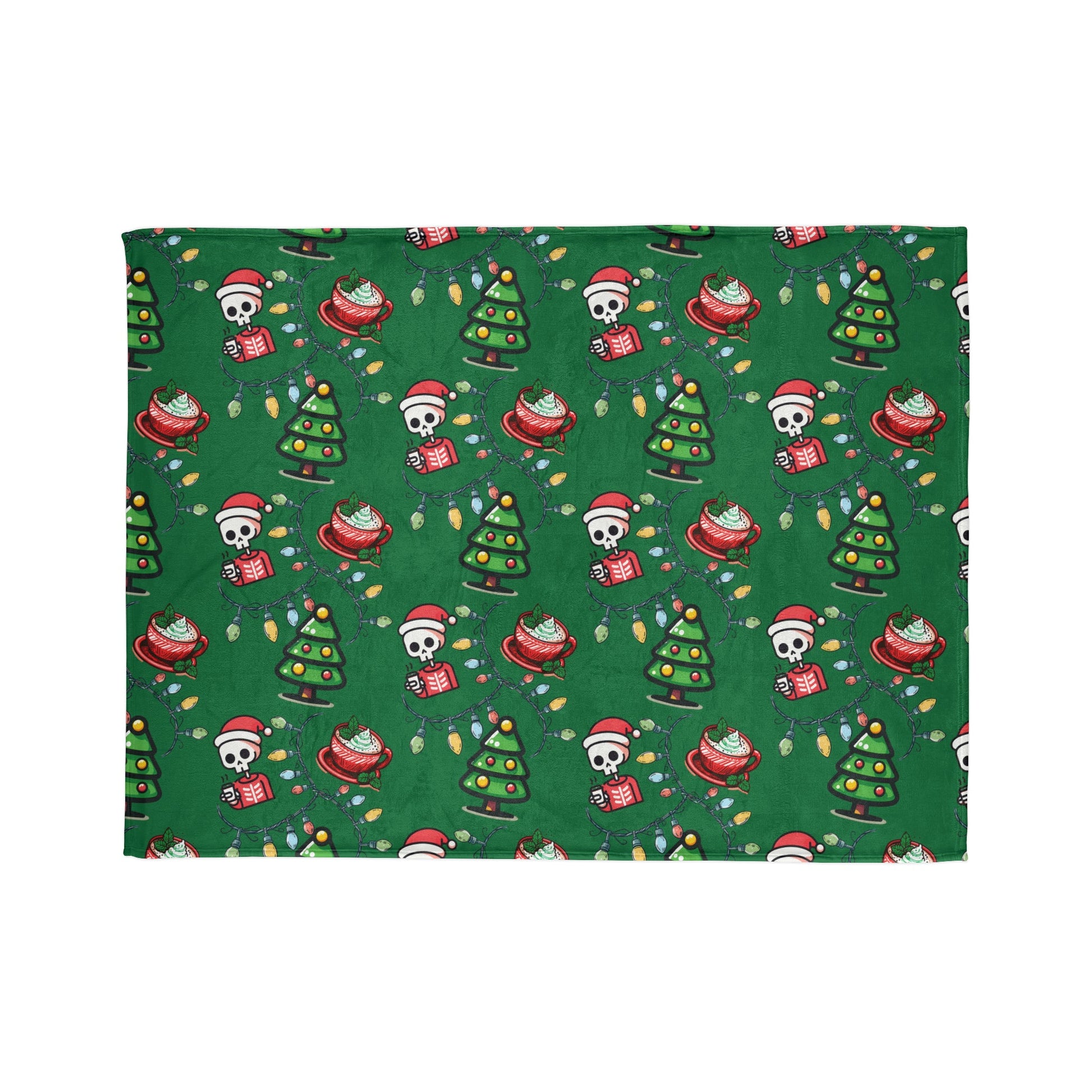 Christmas Skeleton Coffee BlanketHome DecorVTZdesigns50" × 60"BedBeddingBlankets