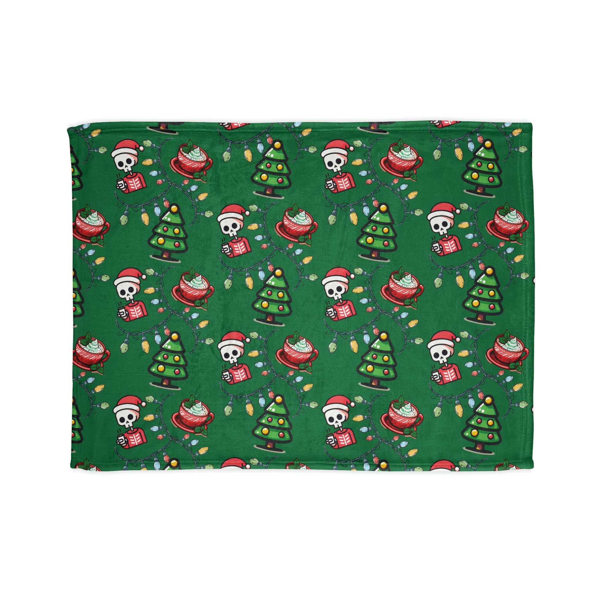 Christmas Skeleton Coffee BlanketHome DecorVTZdesigns50" × 60"BedBeddingBlankets