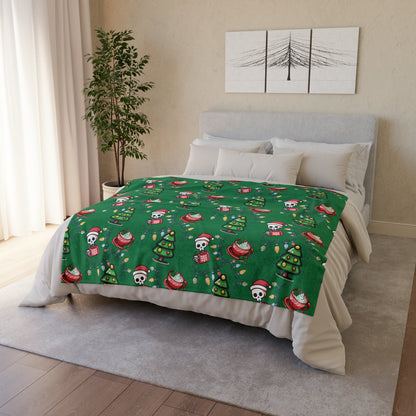 Christmas Skeleton Coffee BlanketHome DecorVTZdesigns50" × 60"BedBeddingBlankets