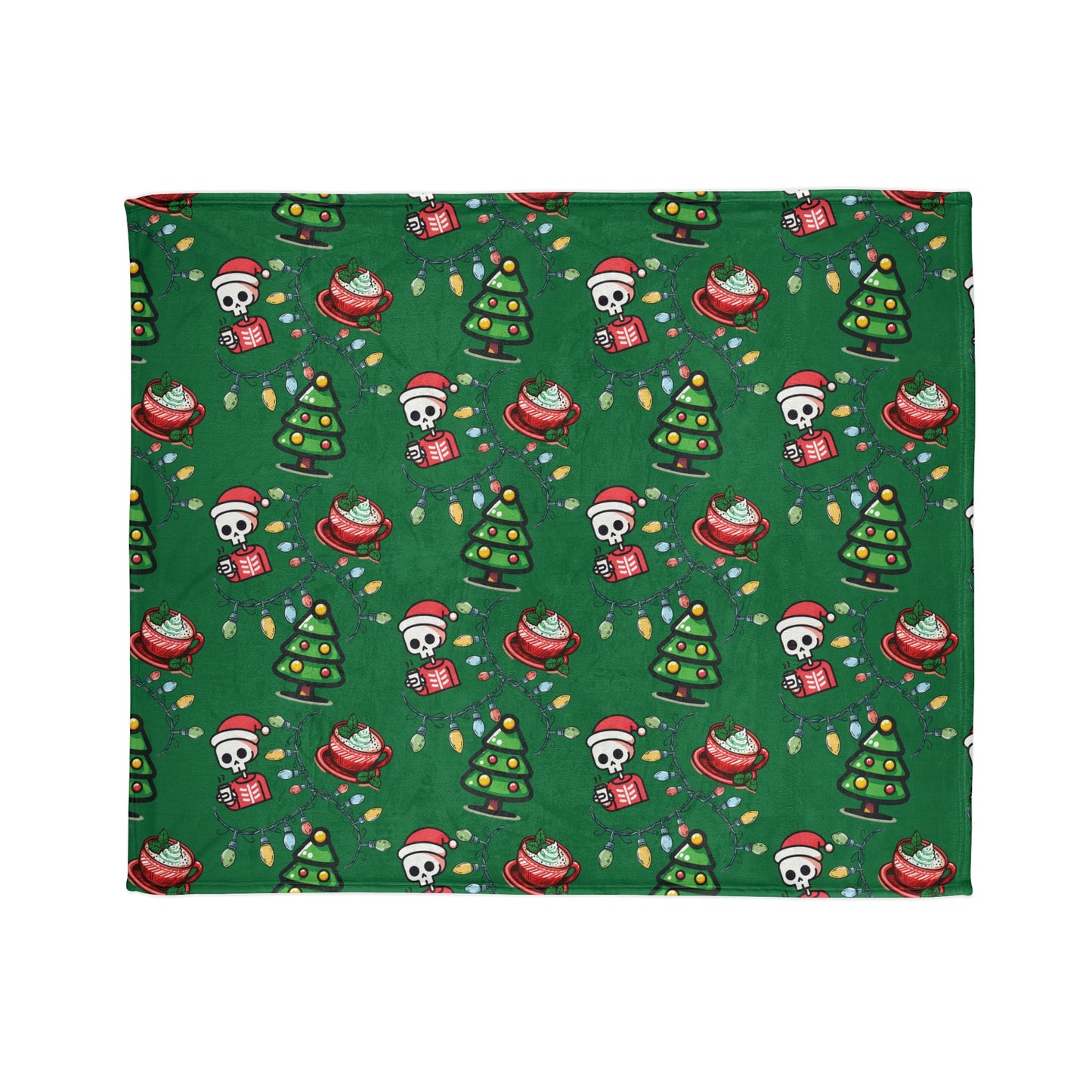 Christmas Skeleton Coffee BlanketHome DecorVTZdesigns50" × 60"BedBeddingBlankets