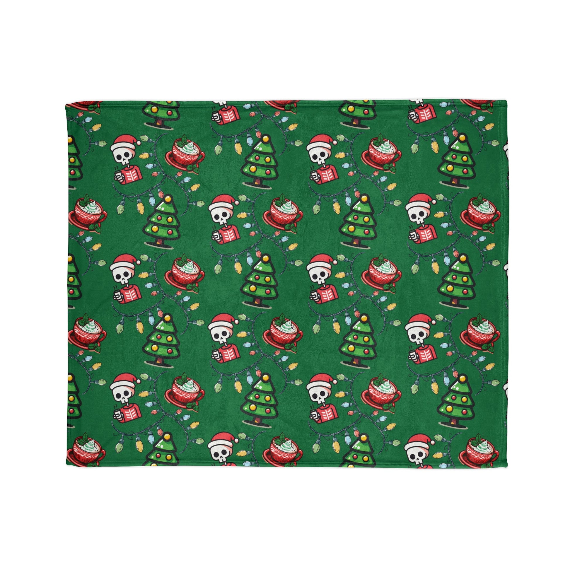 Christmas Skeleton Coffee BlanketHome DecorVTZdesigns50" × 60"BedBeddingBlankets